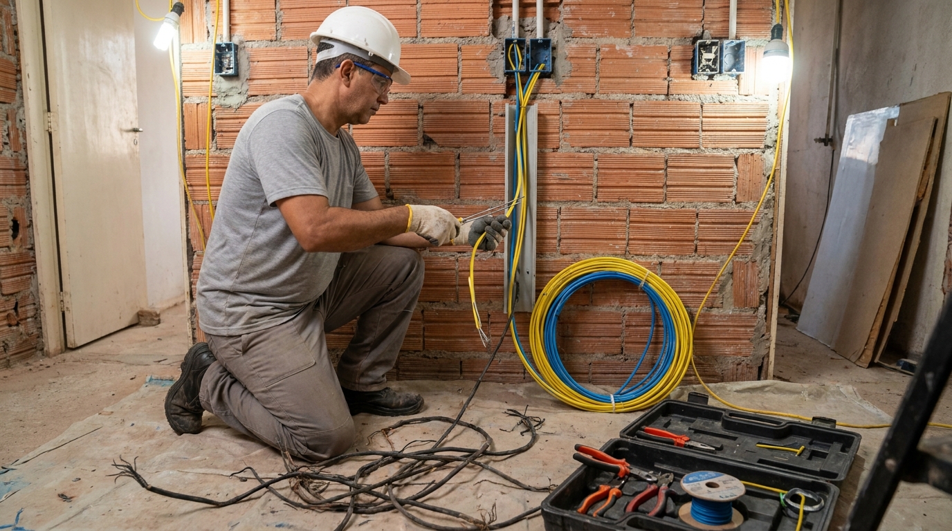 Adequação de Fiação em Presidente Prudente‑SP