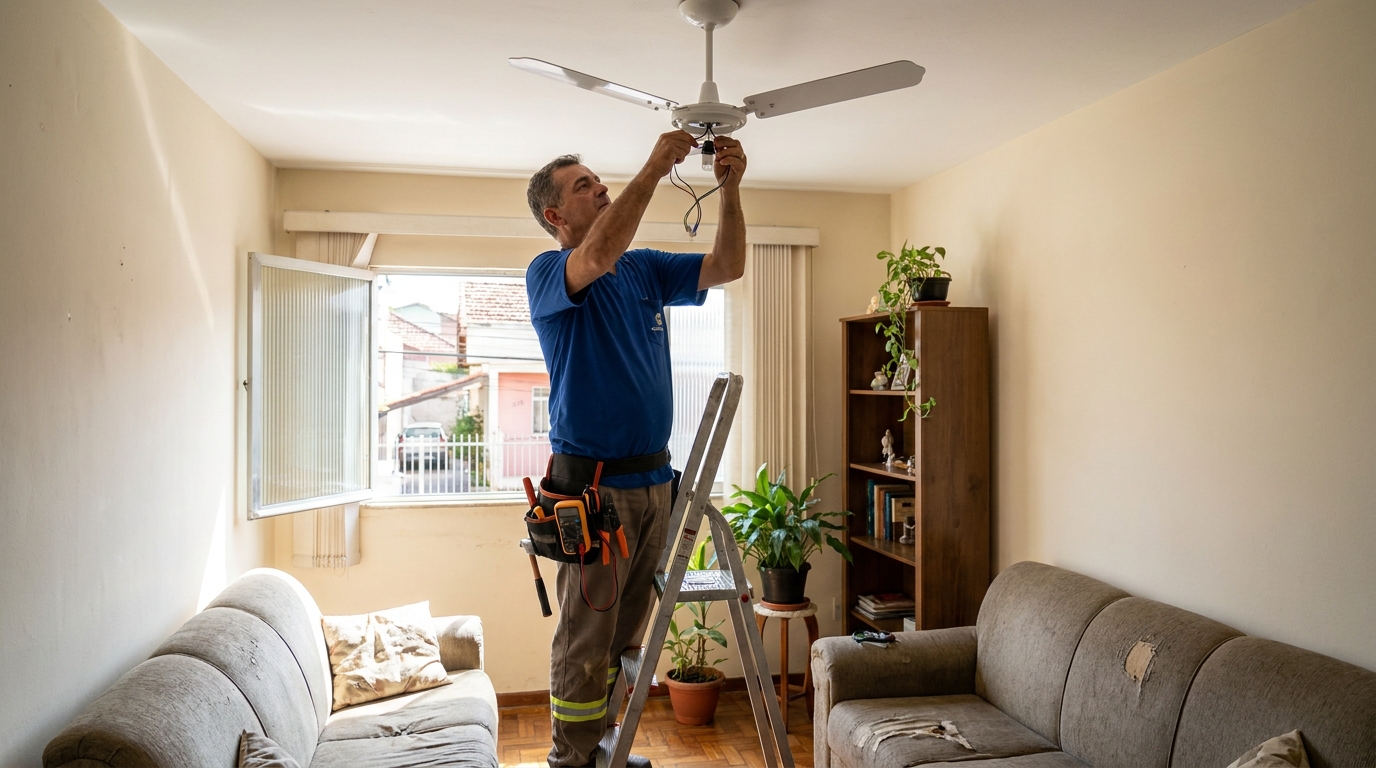 Montagem de Ventilador em Presidente Prudente‑SP