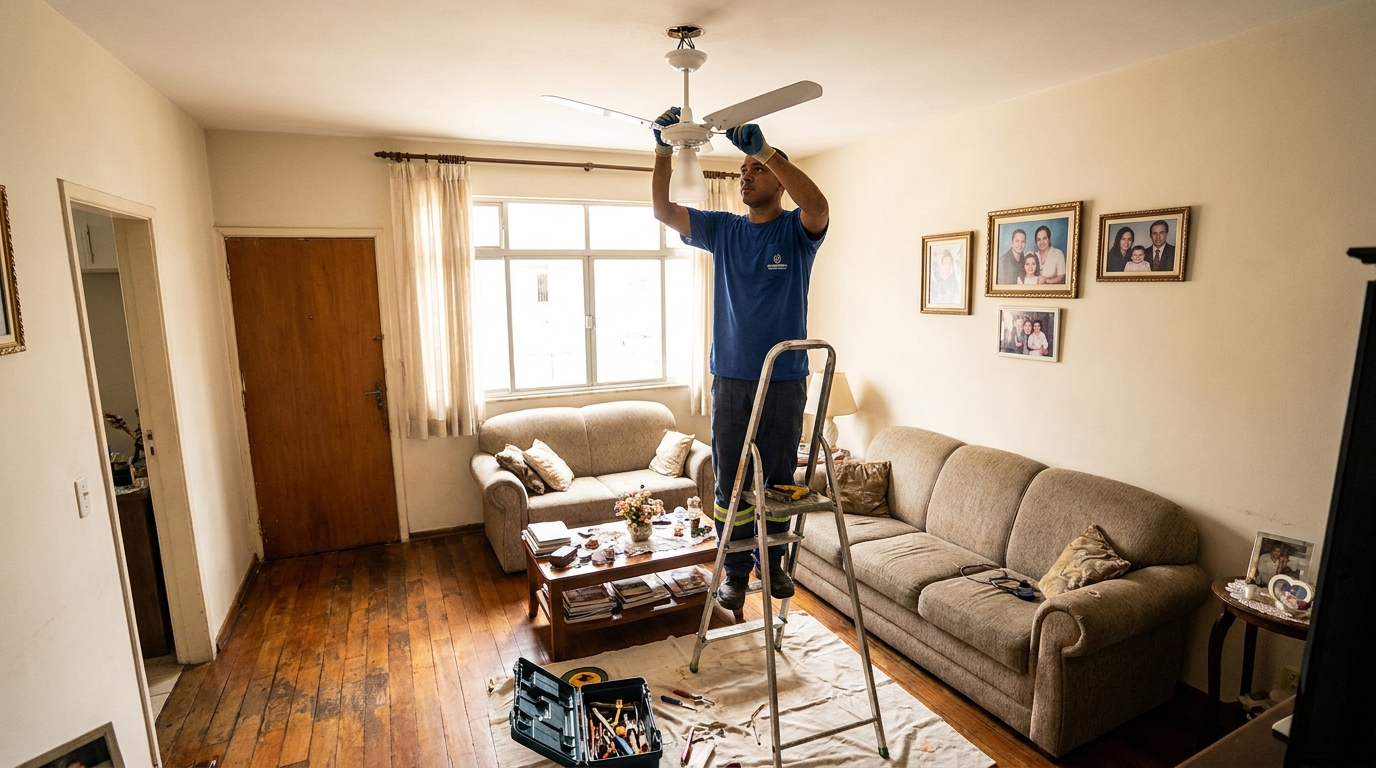 Substituição de Ventilador em Presidente Prudente‑SP